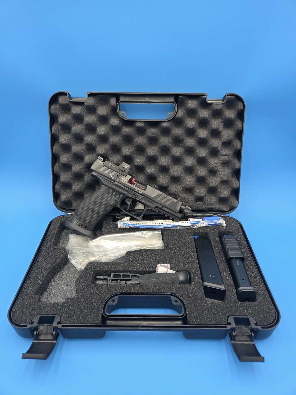 New Walther PDP SD 5.1" PRO 9 MM FS 18R Threaded C&H Precision red dot-img-3