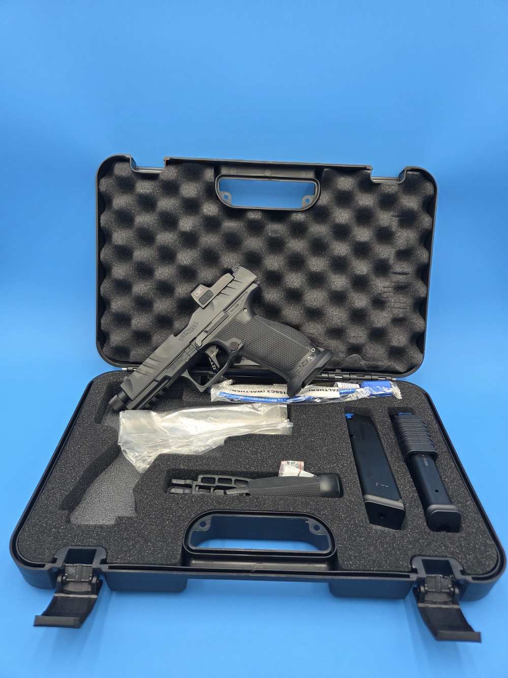New Walther PDP SD 5.1" PRO 9 MM FS 18R Threaded C&H Precision red dot-img-4