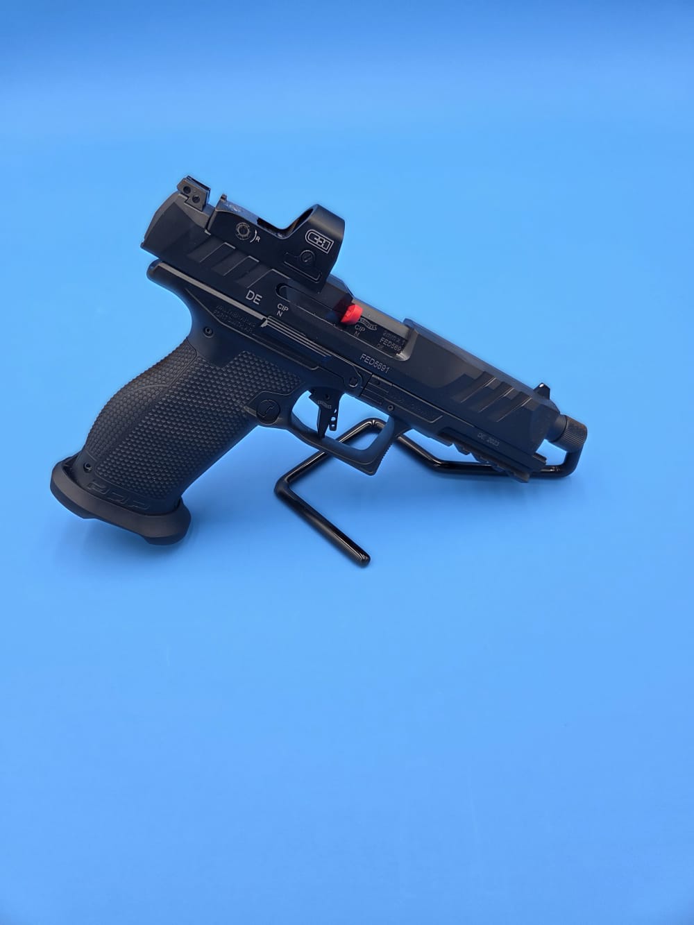 New Walther PDP SD 5.1" PRO 9 MM FS 18R Threaded C&H Precision red dot-img-0