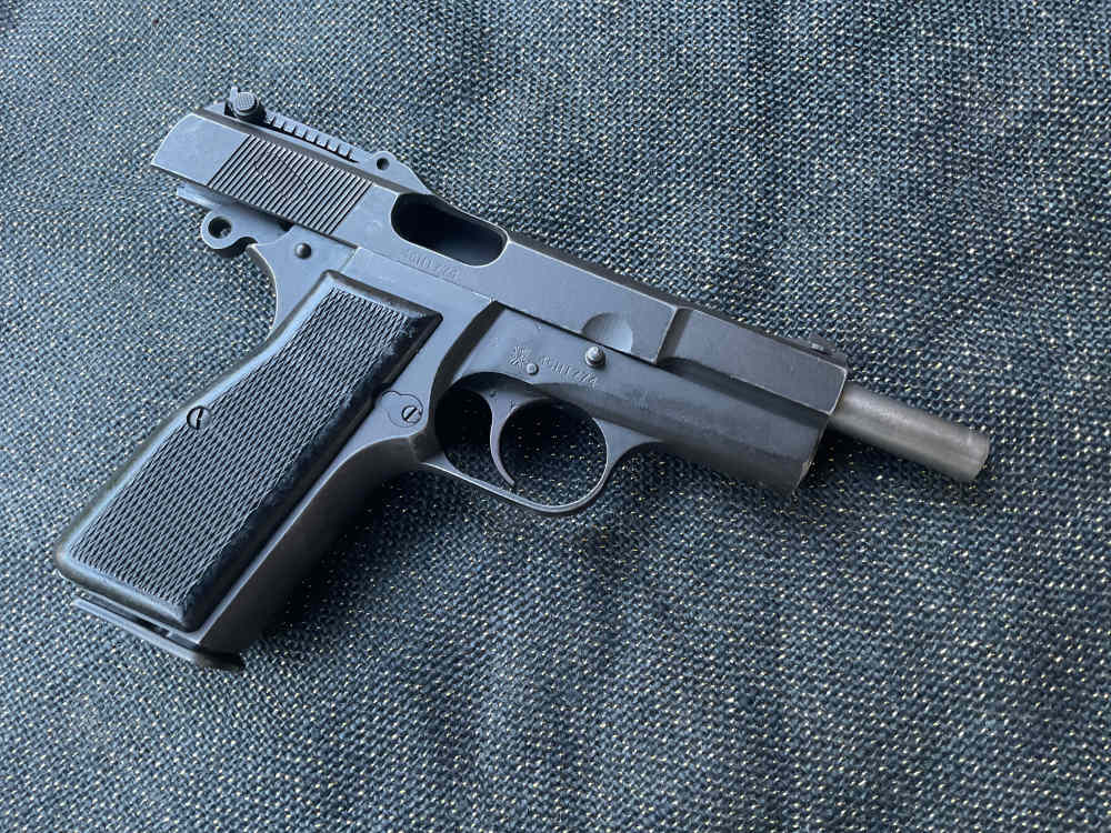 Canadian Inglis Browning Hi Power Chinese Contract Tangent Sight 9mm WWII-img-11