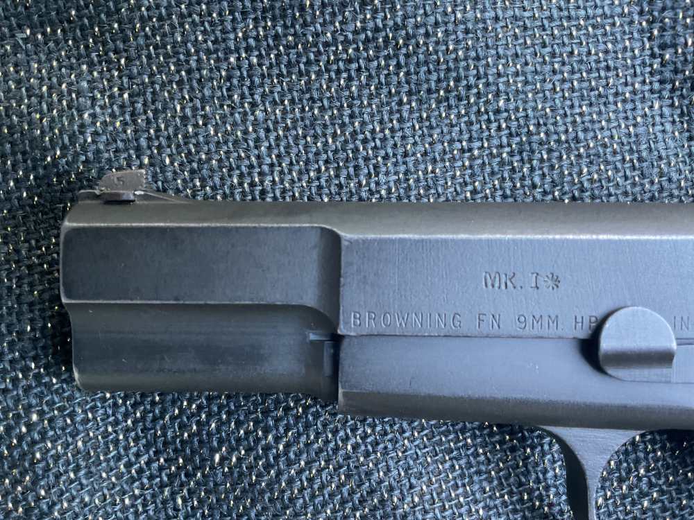Canadian Inglis Browning Hi Power Chinese Contract Tangent Sight 9mm WWII-img-7