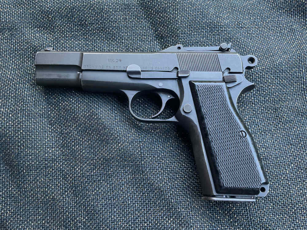 Canadian Inglis Browning Hi Power Chinese Contract Tangent Sight 9mm WWII-img-4