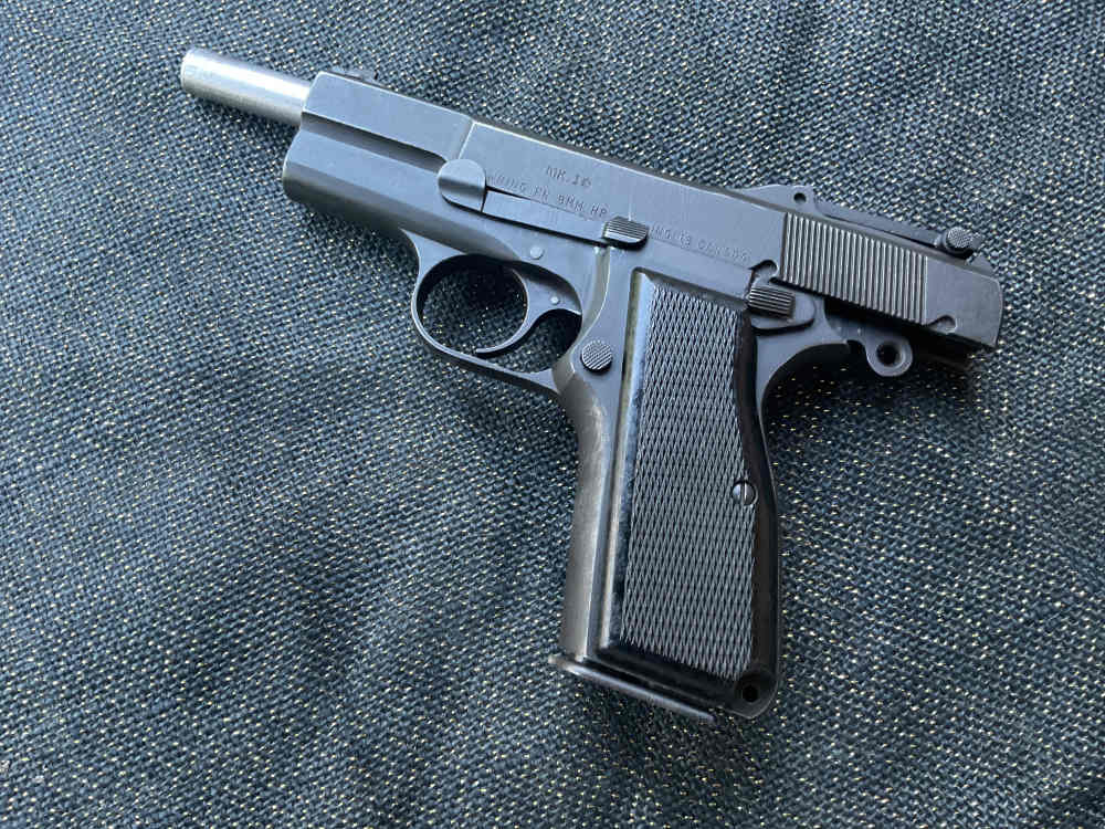 Canadian Inglis Browning Hi Power Chinese Contract Tangent Sight 9mm WWII-img-12