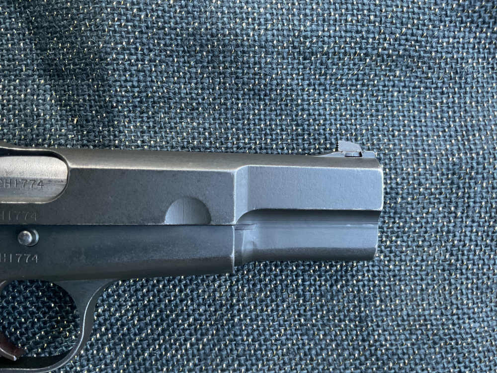 Canadian Inglis Browning Hi Power Chinese Contract Tangent Sight 9mm WWII-img-3