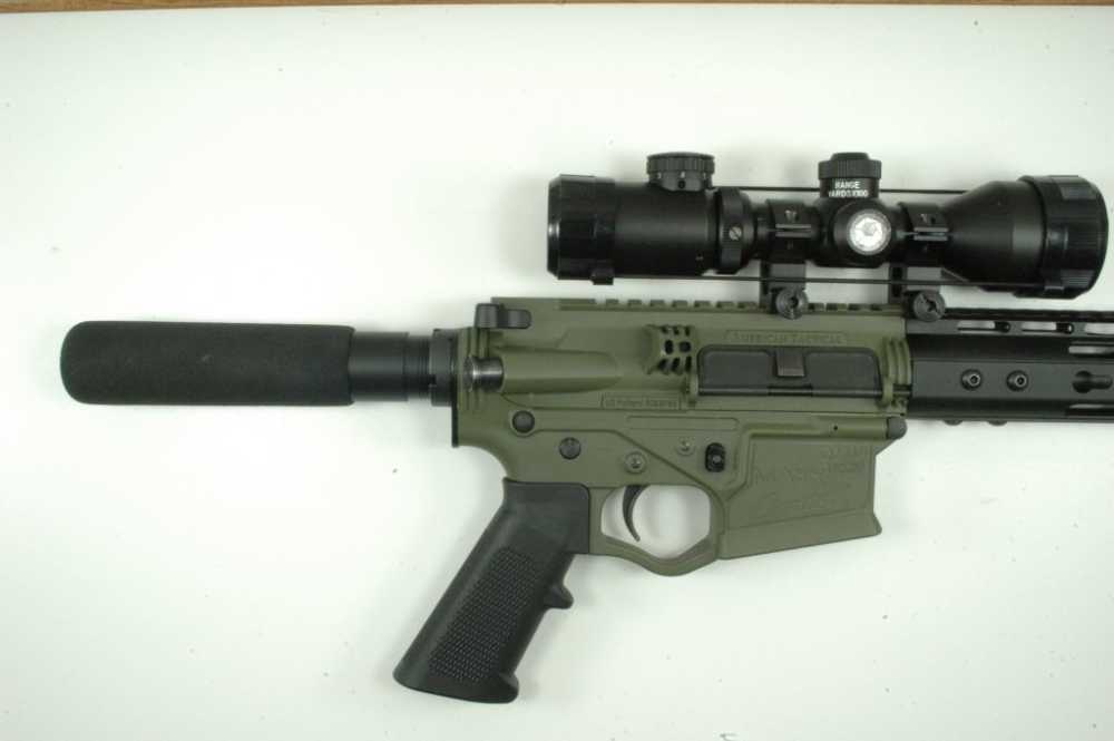 American Tactical Omni Hybrid Maxx AR Pistol, 5.56mm, 12”, Barska, 2017 -img-1