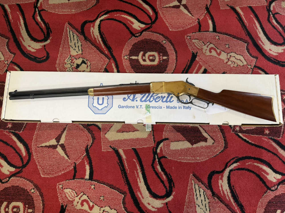 1866 Yellowboy chambered in 45 colt made by Uberti-img-1
