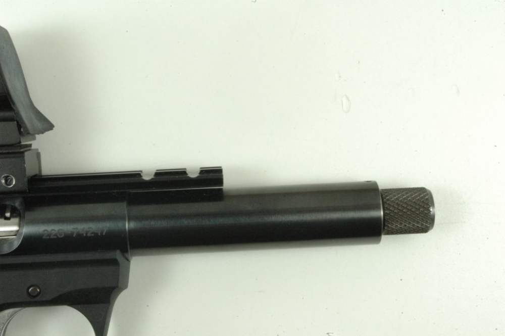 Ruger Mark III Target, .22 LR, Blued, Threaded Barrel, TruGlo, 2 Mags, 2008-img-8