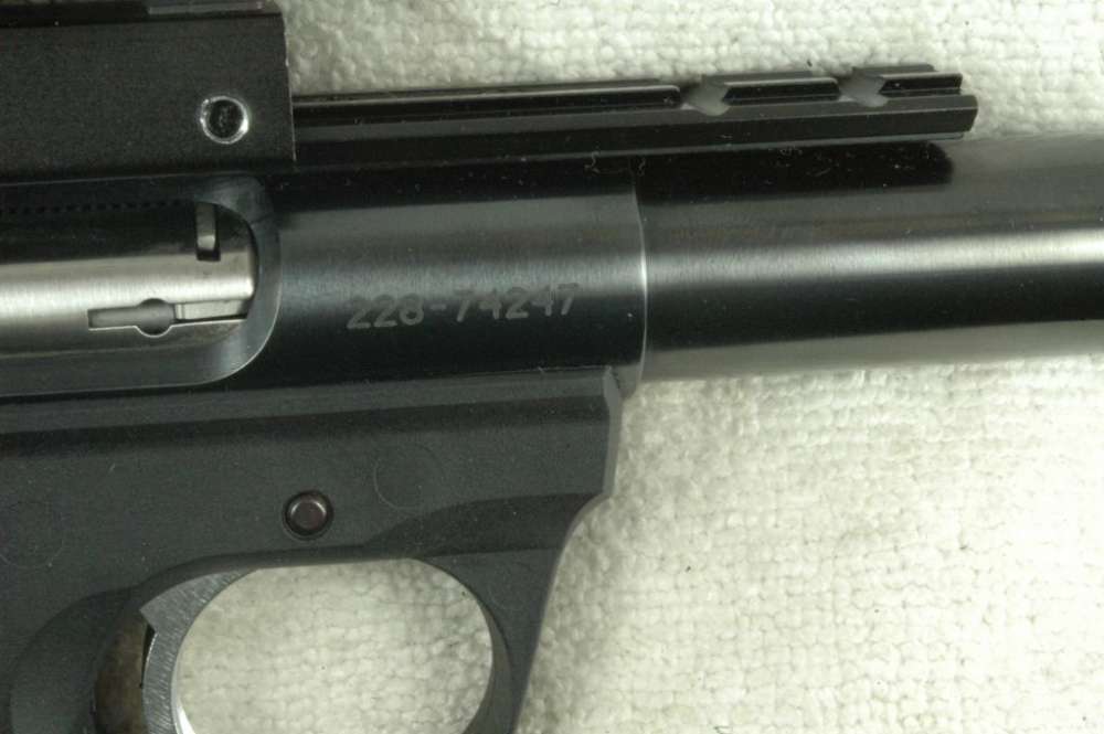 Ruger Mark III Target, .22 LR, Blued, Threaded Barrel, TruGlo, 2 Mags, 2008-img-19