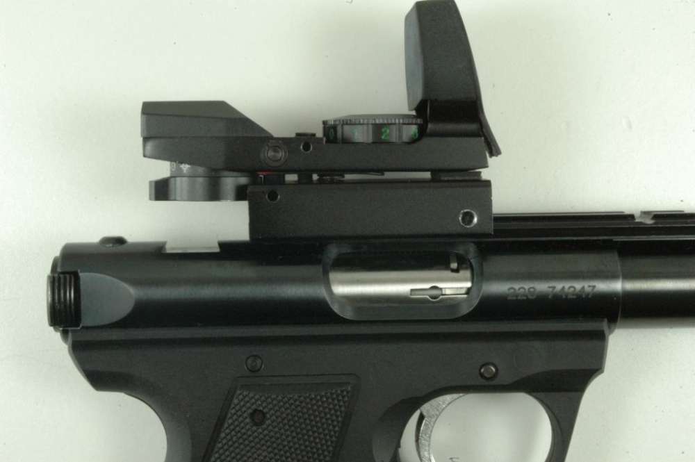 Ruger Mark III Target, .22 LR, Blued, Threaded Barrel, TruGlo, 2 Mags, 2008-img-7
