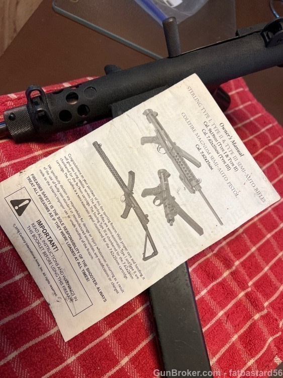 Sterling SMG Mark 4 in 7.62x25 cal-img-8