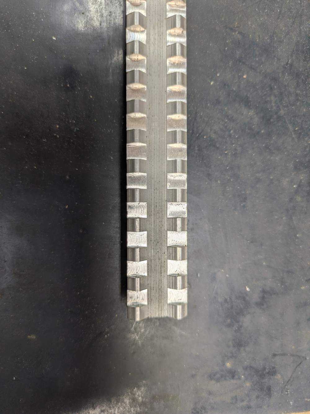 Aluminum Pre-Slotted Picatinny Rail Extrusion 16.5" Length-img-0
