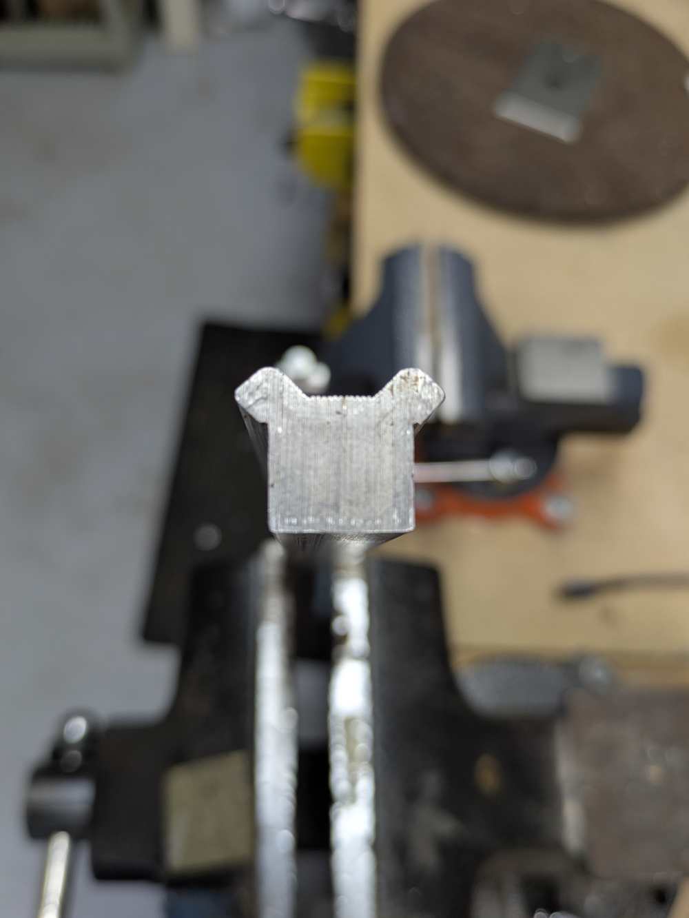 Aluminum Pre-Slotted Picatinny Rail Extrusion 16.5" Length-img-1