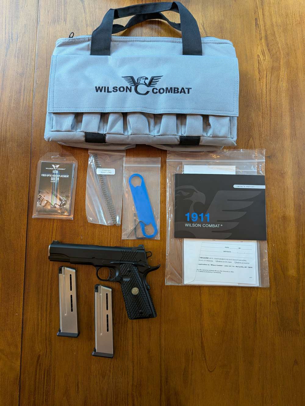 Wilson Combat X-TAC Full Size 9mm 1911 – XTC-FS-9 – 2 Mags – Paperwork-img-0