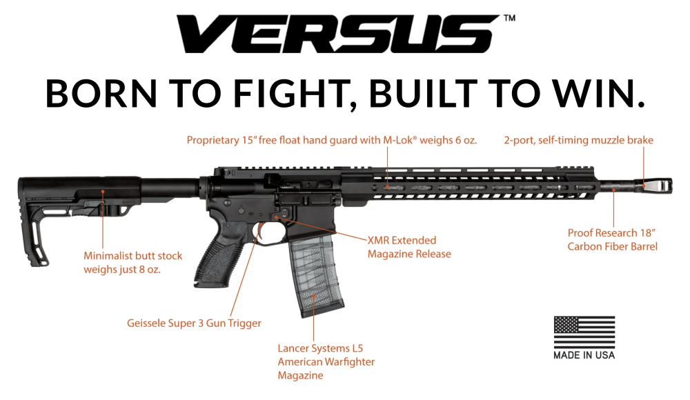 Caracal Versus Competition Rifle CAR814 A2 223 Wylde 18" AR-15 U80021200-img-1
