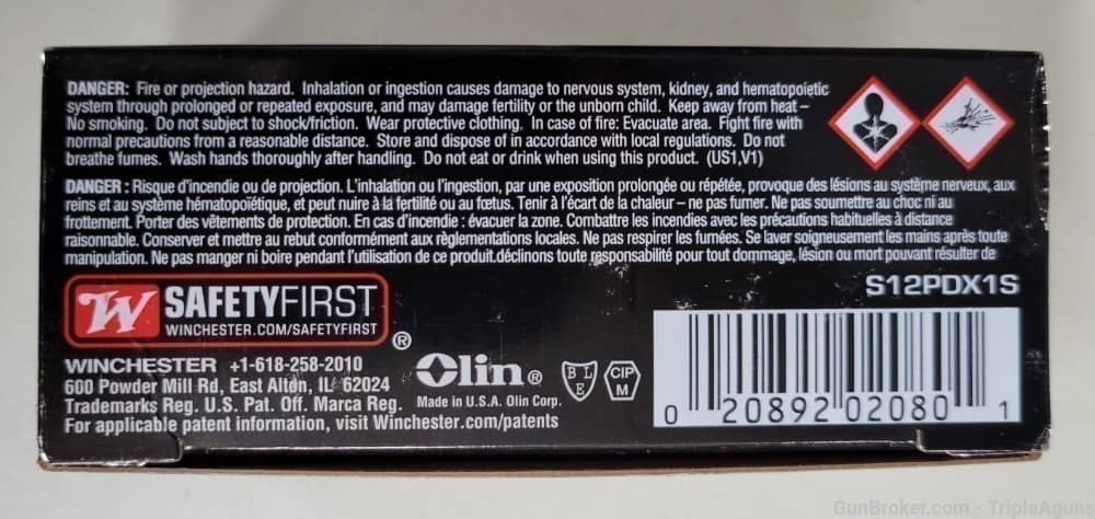 Winchester Defender 12g segmented rifled slugs lot of 20rds S12PDX1S-img-2