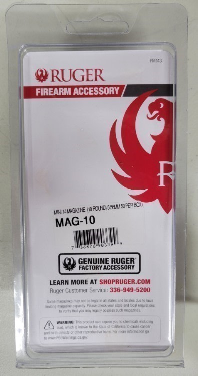 Ruger Mini 14 10rd factory magazines 223 5.56 lot of 10 90339-img-1