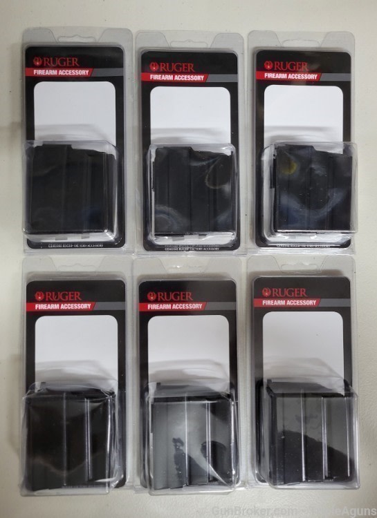 Ruger Mini 14 10rd factory magazines 223 5.56 lot of 6 90339-img-0