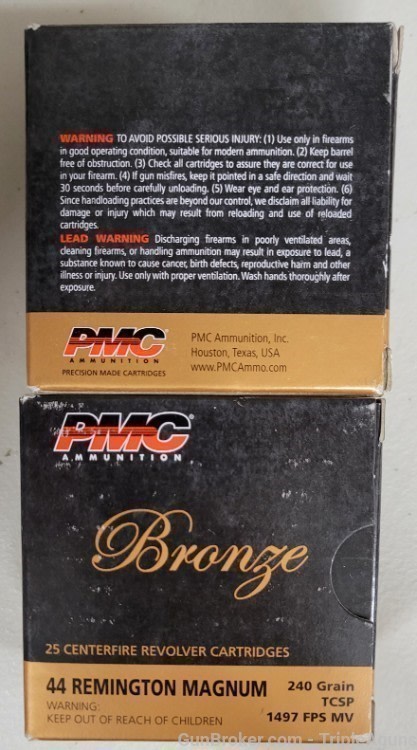 PMC 44 magnum 240gr TCSP lot of 50rds 44D-img-1