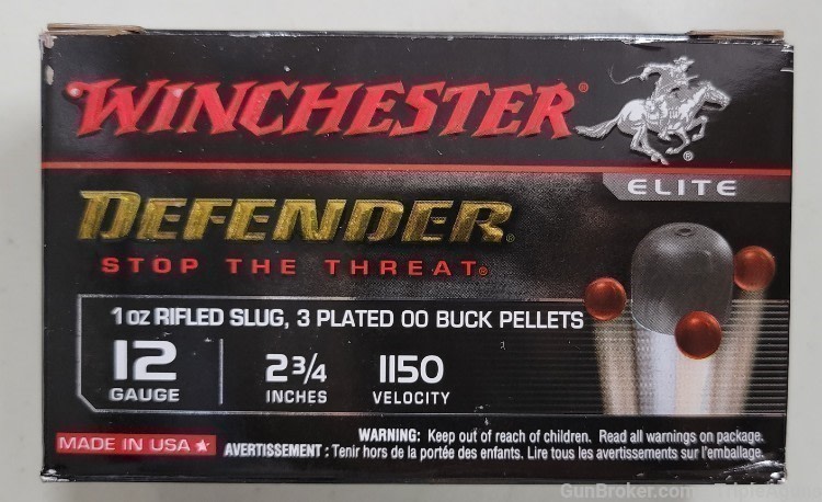 Winchester 12ga PDX1 2 3/4in lot of 20rd S12PDX1-img-1