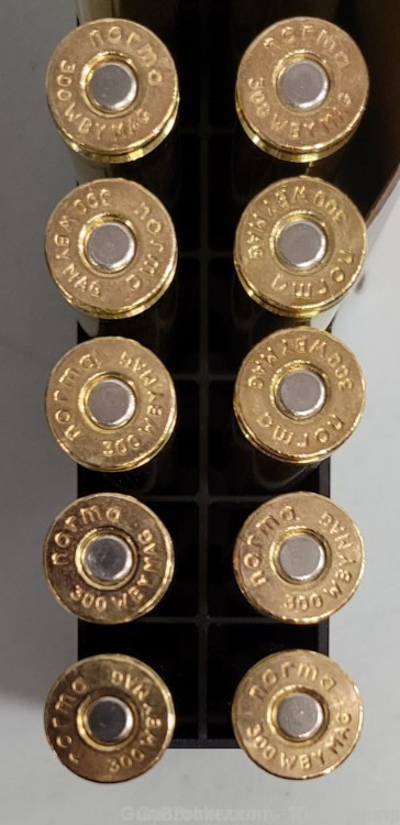 HSM 300 Weatherby Mag 185gr Berger HPBT lot of 100rds-img-2