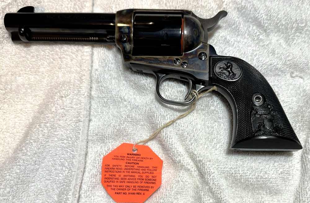 Colt Single Action Army Peacemaker Revolver 45 LC 4-3/4" Barrel -img-0
