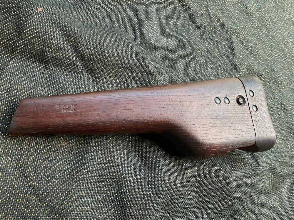 Mint Original Canadian Inglis Hi Power Pistol Shoulder Stock Holster-img-3