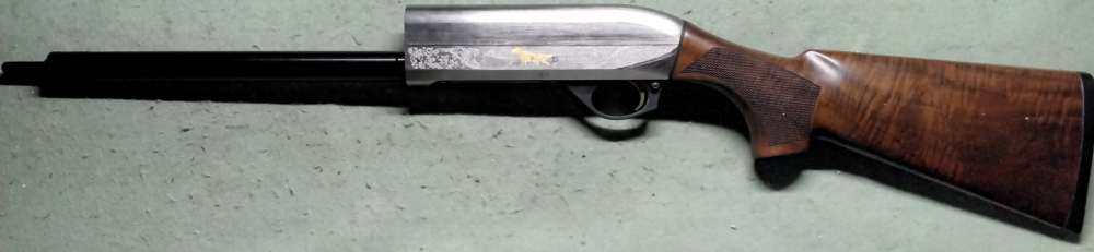 New Unfired Benelli Montefeltro Silver 12ga 28" Walnut SN MS12-10116L-img-3