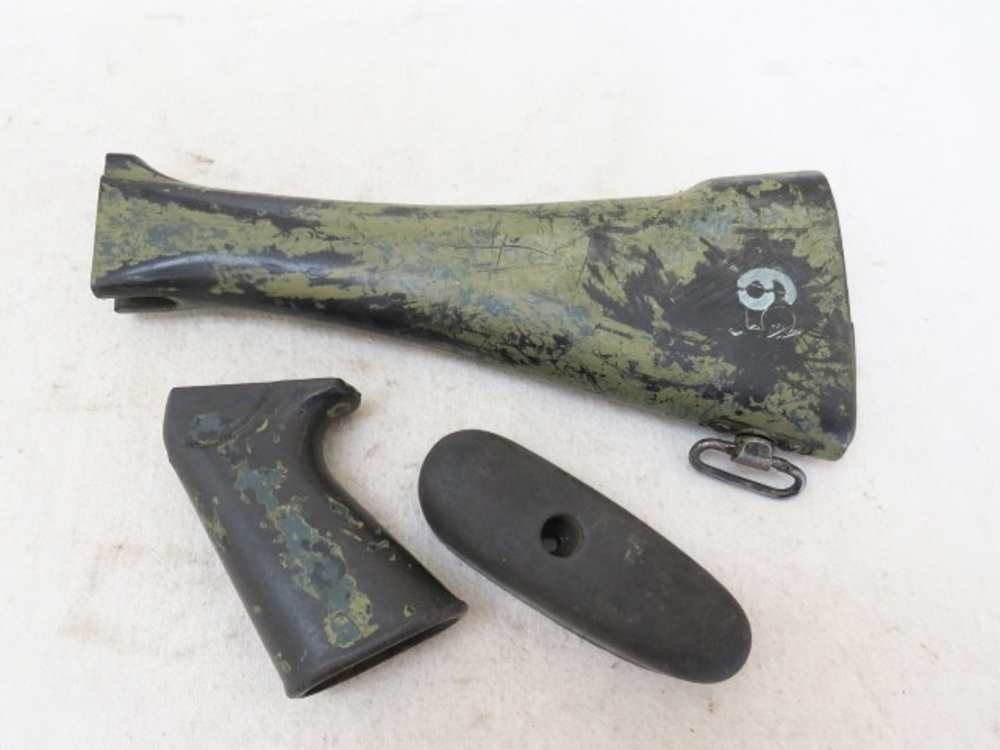 South Africa SA FAL Metric Rifle Butt Stock + Grip & Pad Rhodesian ???-img-0