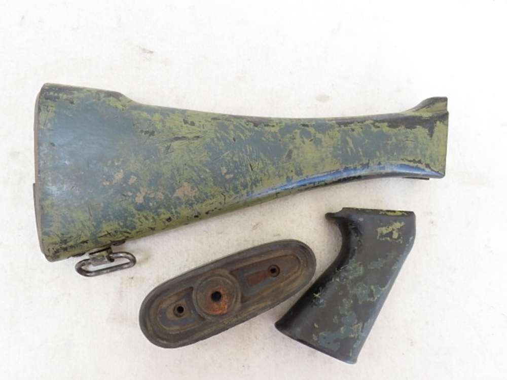 South Africa SA FAL Metric Rifle Butt Stock + Grip & Pad Rhodesian ???-img-5