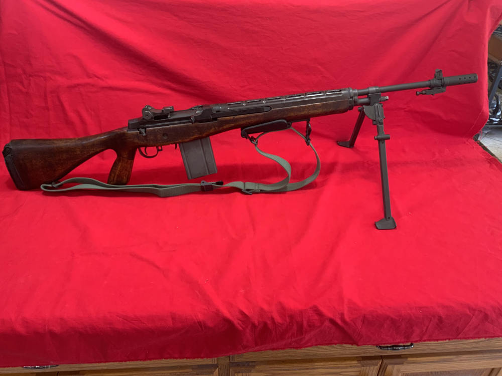 Awesome M14E2 Rifle with ALL Original USGI parts (except semi receiver)-img-13
