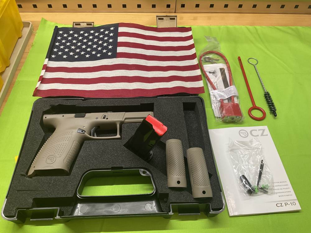 CZ P10C Complete Lower Receiver Frame in FDE color  - Brand New-img-11