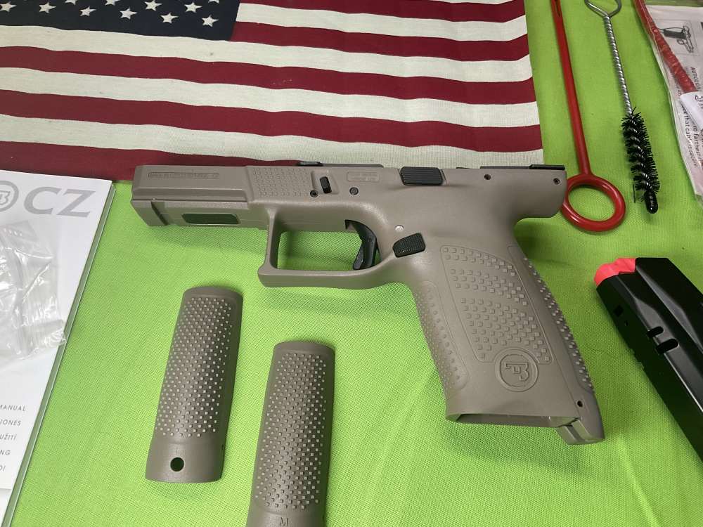 CZ P10C Complete Lower Receiver Frame in FDE color  - Brand New-img-6