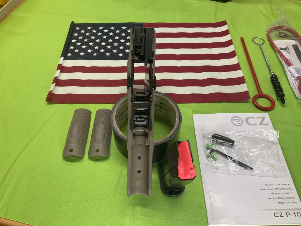 CZ P10C Complete Lower Receiver Frame in FDE color  - Brand New-img-8