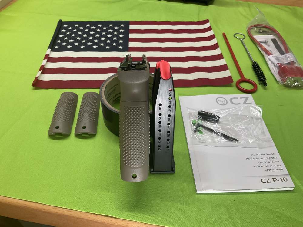 CZ P10C Complete Lower Receiver Frame in FDE color  - Brand New-img-7
