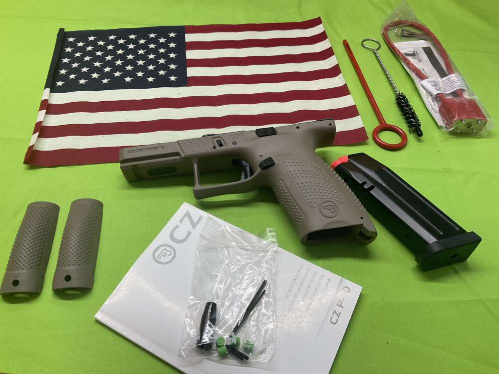 CZ P10C Complete Lower Receiver Frame in FDE color  - Brand New-img-4