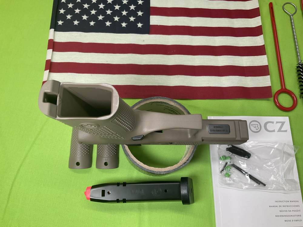 CZ P10C Complete Lower Receiver Frame in FDE color  - Brand New-img-9