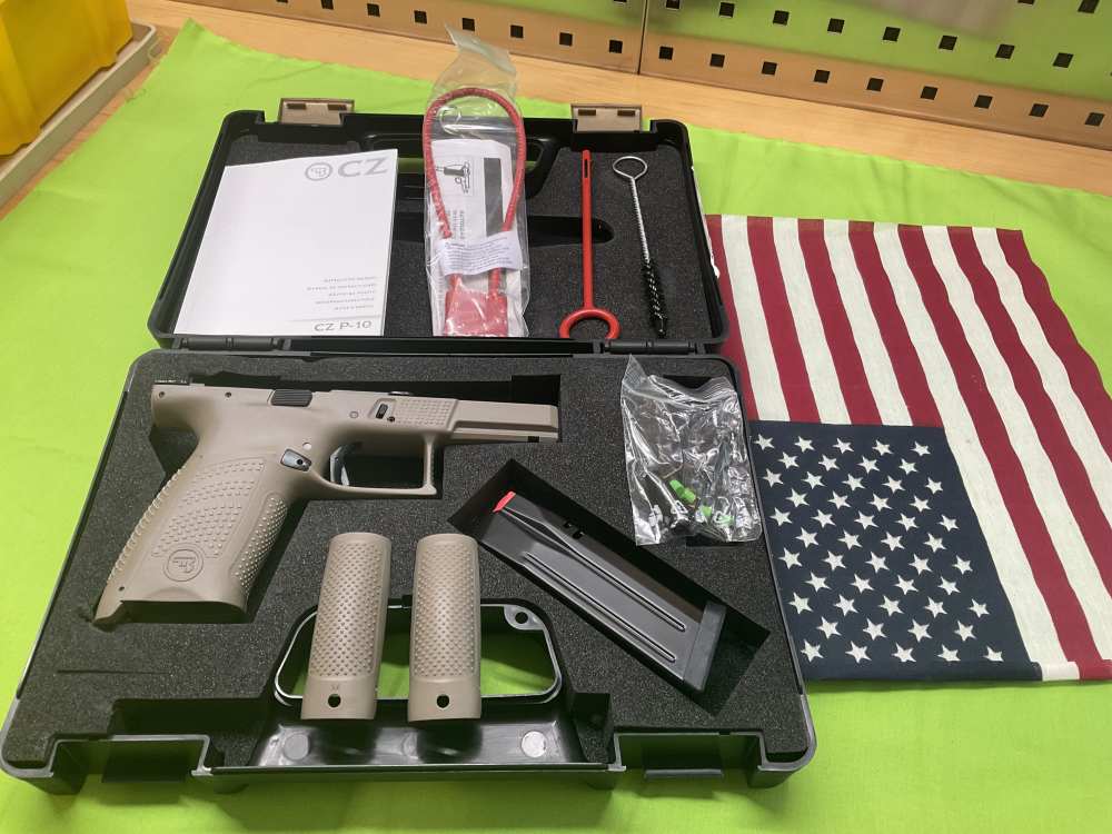CZ P10C Complete Lower Receiver Frame in FDE color  - Brand New-img-0