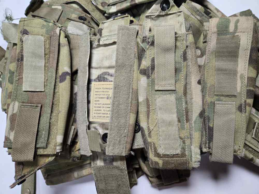 30 USGI Surplus Tourniquet Pouches OCP Camo CAT TQ Used-img-2