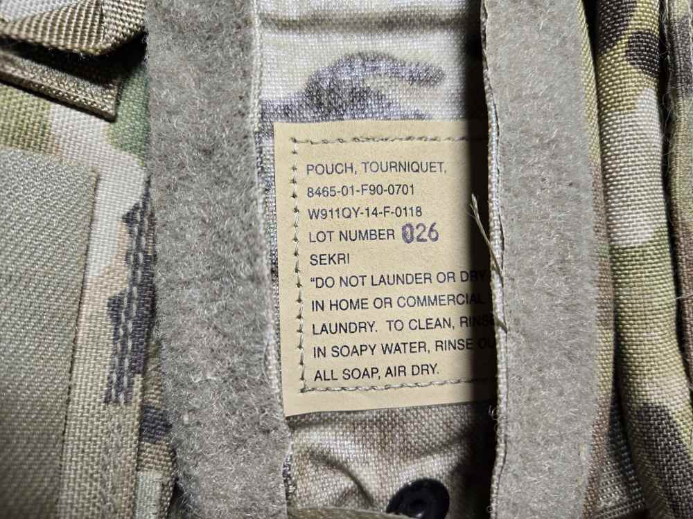 30 USGI Surplus Tourniquet Pouches OCP Camo CAT TQ Used-img-1