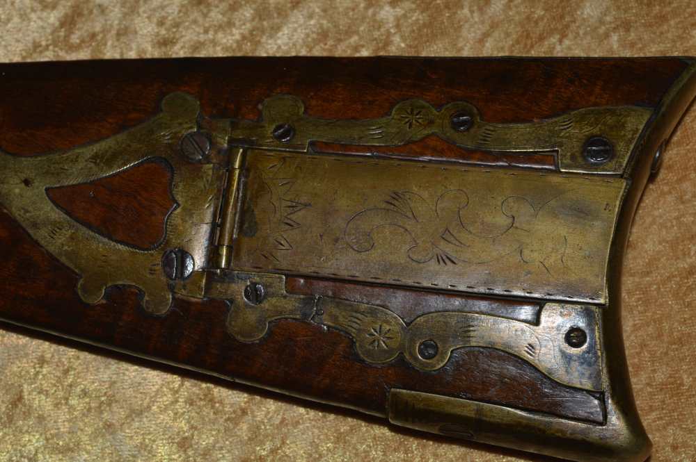 Flintlock Kentucky Long Rifle, ca. 1830-img-14