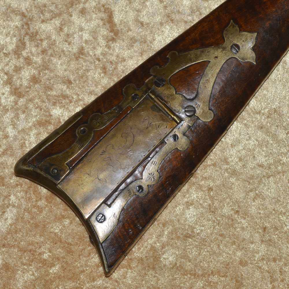 Flintlock Kentucky Long Rifle, ca. 1830-img-8