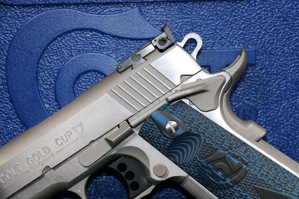 NEW! Colt 1911 Government Gold Cup Trophy Stailness .38 Super 5" 9-rds-img-3