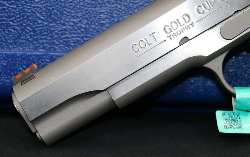 NEW! Colt 1911 Government Gold Cup Trophy Stailness .38 Super 5" 9-rds-img-1