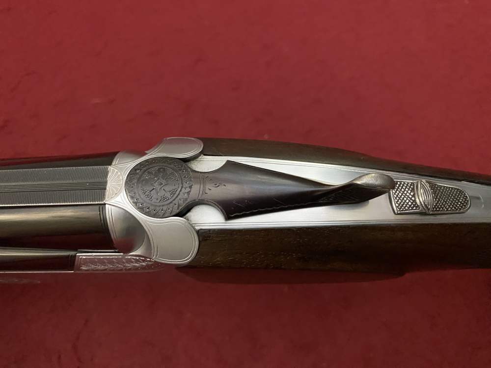 Excellent Italian Rottweil Supreme Over / Under Shotgun 12ga two barrel set-img-92