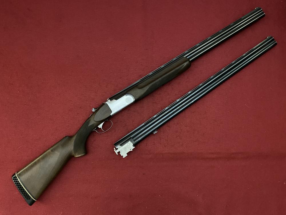 Excellent Italian Rottweil Supreme Over / Under Shotgun 12ga two barrel set-img-1