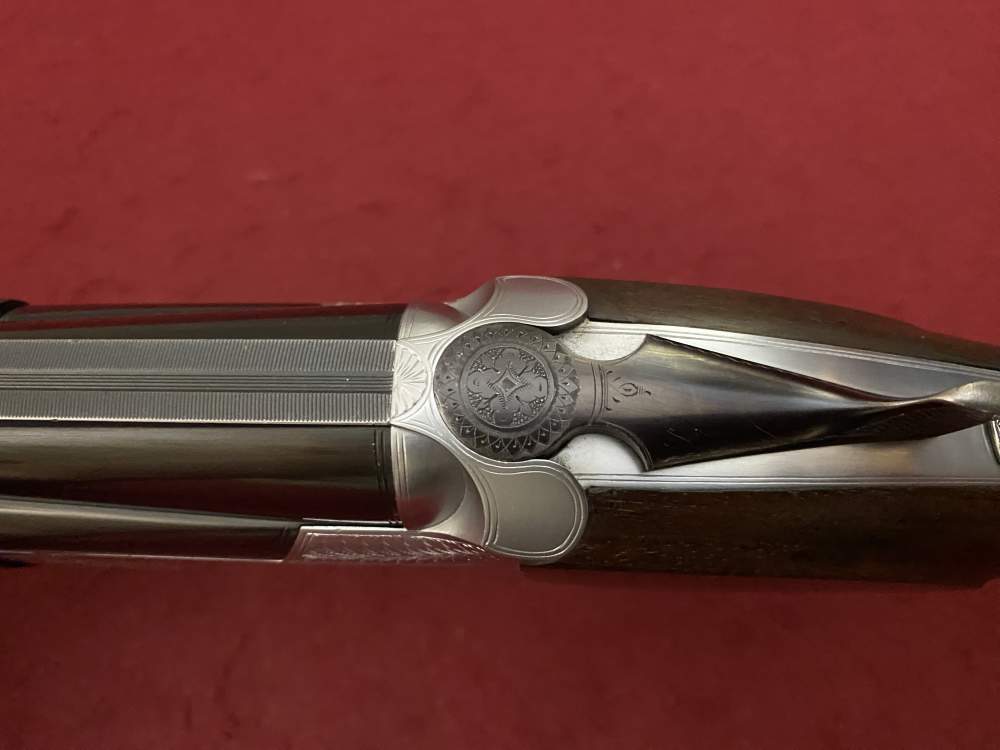 Excellent Italian Rottweil Supreme Over / Under Shotgun 12ga two barrel set-img-93