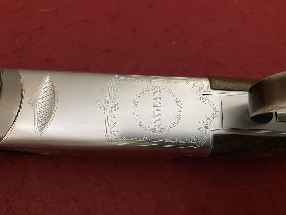 Excellent Italian Rottweil Supreme Over / Under Shotgun 12ga two barrel set-img-73