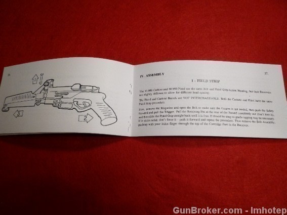 Calico M-900 And M-950 Owner's Manual -img-2