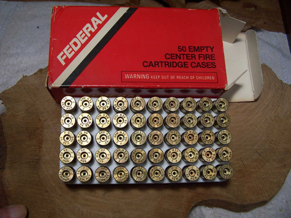F C 44 Rem Mag Reloading brass 50  unprimed cases New old stock -img-3