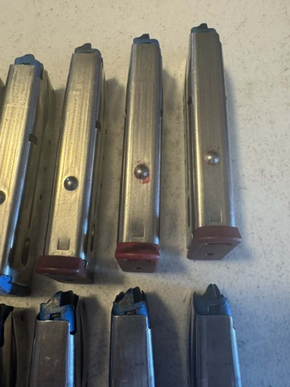 Lot of 10, S&W, 4006, 11 Round, 40S&W, Red Base, Magazines, Item P-636-img-7